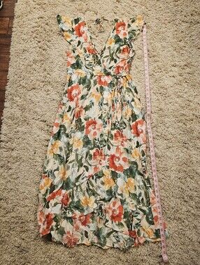 Floral Wrap Maxi Dress By BOG Collective